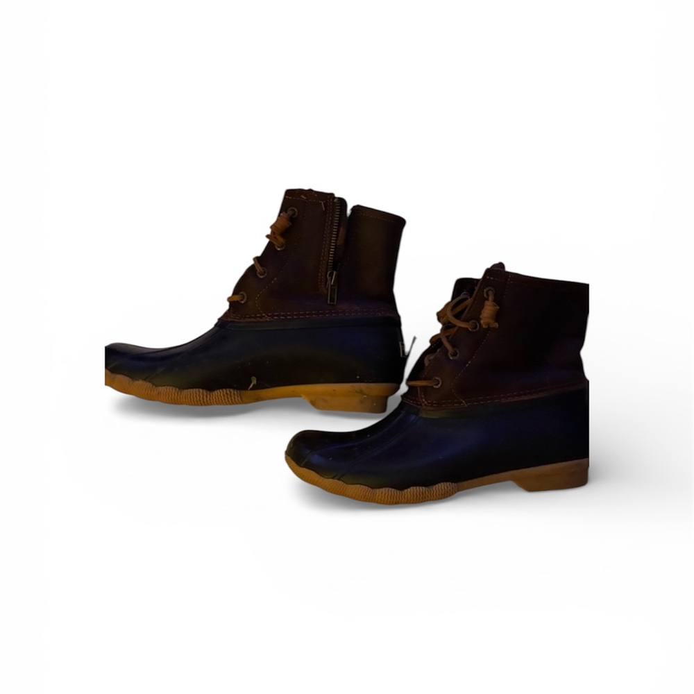 Sperry Brown and Black Women's Boots